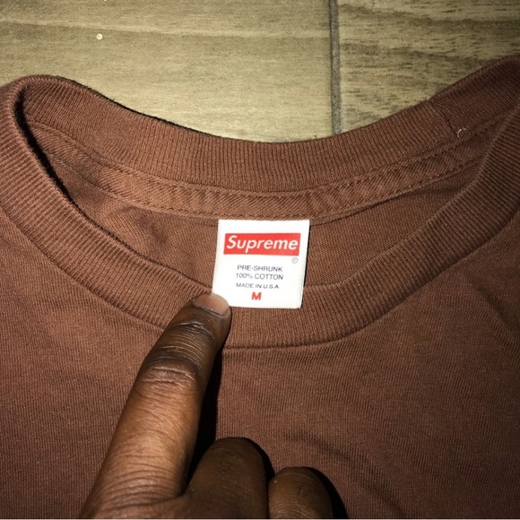 Supreme tee shirt short sleeve brown - Picture 2 of 9